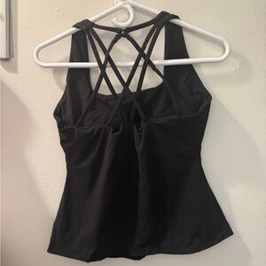 BuffBunny Black Square Neck Tank